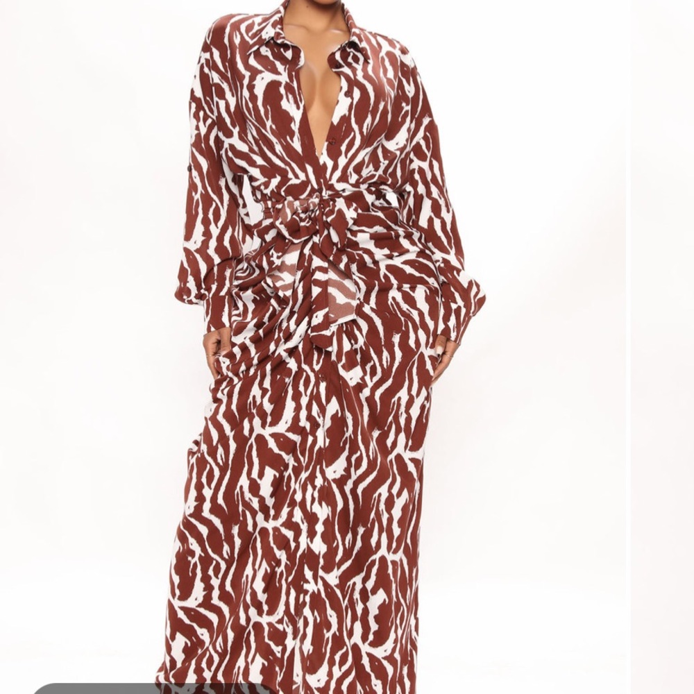 Fashion nova Brand New, Never Worn Safari Dress